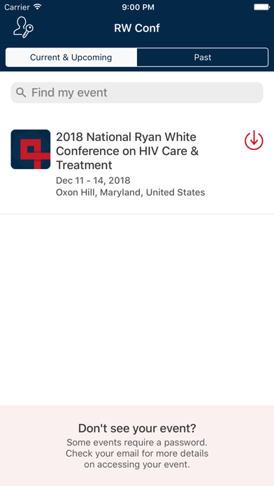 How to cancel & delete National Ryan White Conference from iphone & ipad 2