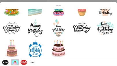Happy Birthday Cake Stickers screenshot 3
