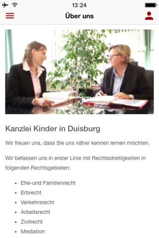 Fee Kinder Rechtsanwältin screenshot 2