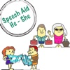 Speech Aid: He - She