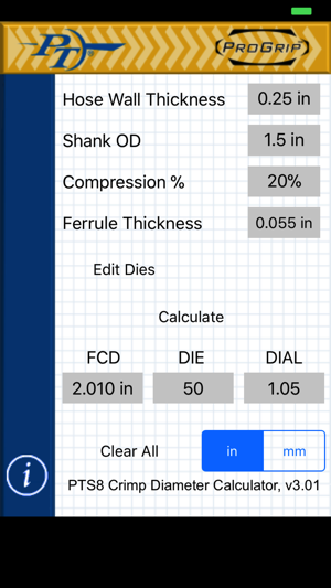 Hose Crimp Calculator(圖1)-速報App