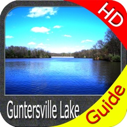 Lake Guntersville map HD GPS fishing charts
