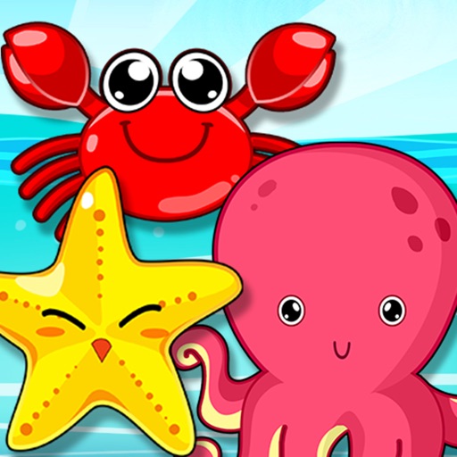 Baby Learn Sea Animal Names iOS App