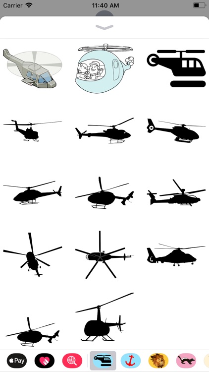 Helicopter Stickers