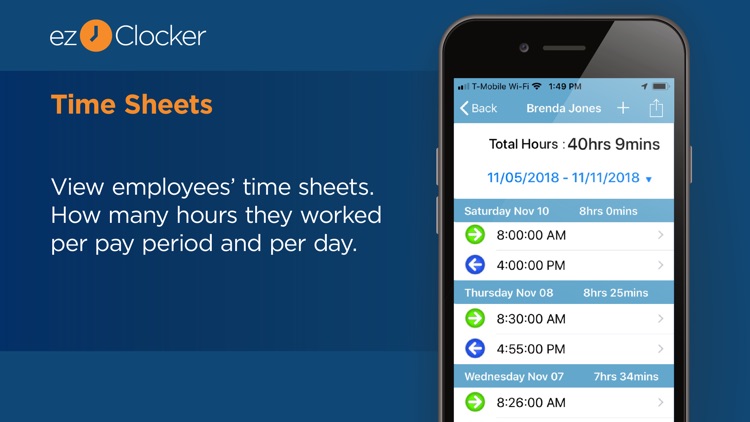 ezClocker: Employee Time Track