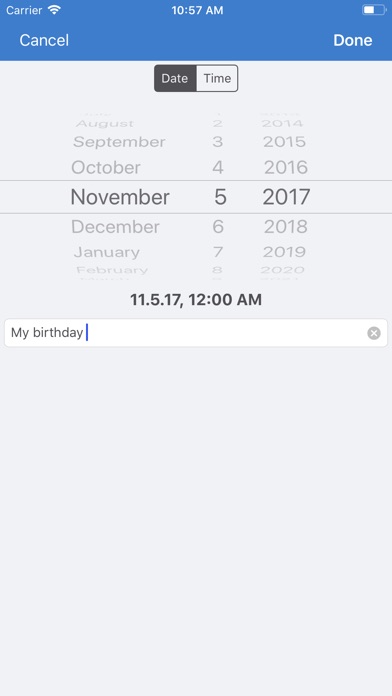 Dates counters screenshot 3