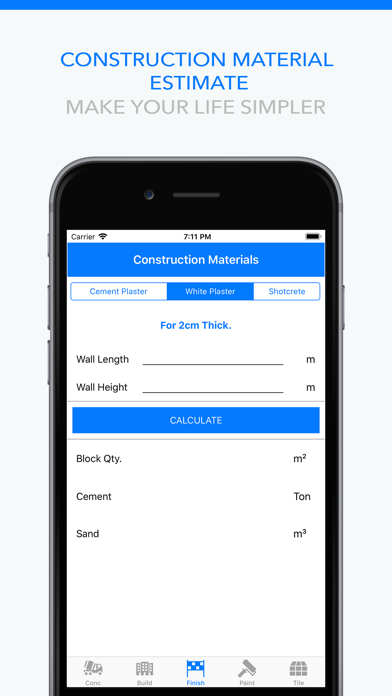 Construction Material Estimate screenshot 3