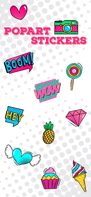 Pop Art Designs Stickers