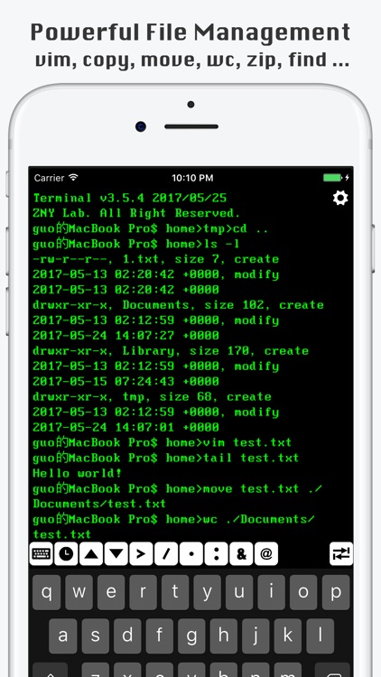 Terminal - console, powershell