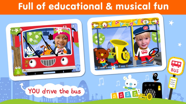 Wheels on the Bus Song & Games