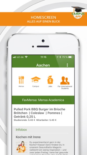 Mensa Speiseplan Campus App(圖1)-速報App