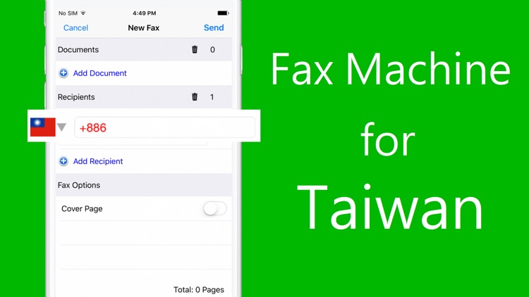 FAX886 - Send Fax from iPhone