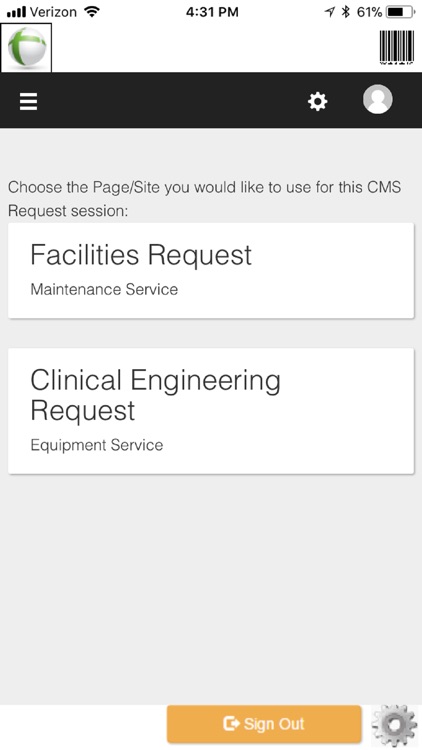 CMS Request