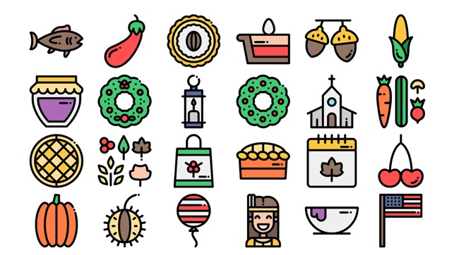 Thanksgiving 2019 Stickers