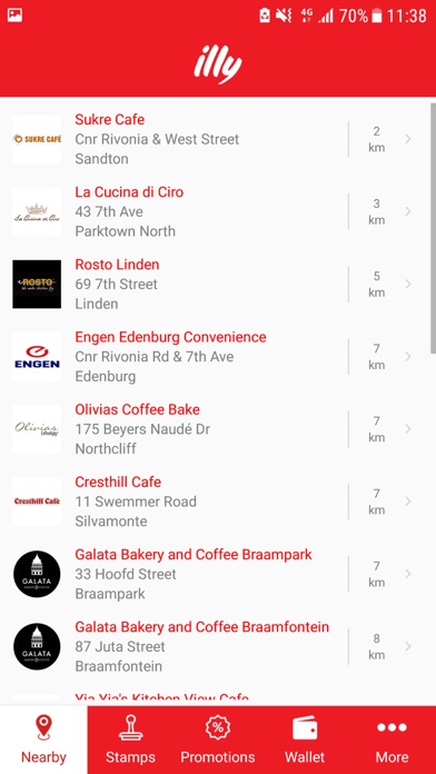 illy South Africa screenshot 2
