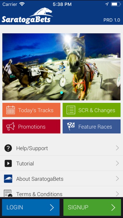 SaratogaBets Mobile App