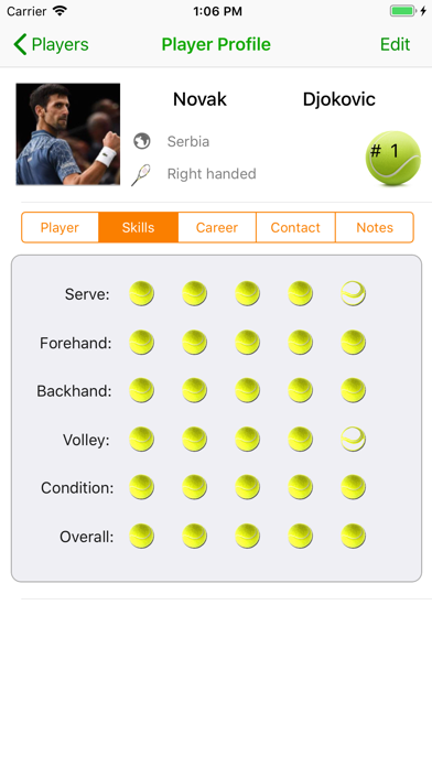 Tennis Player screenshot 3