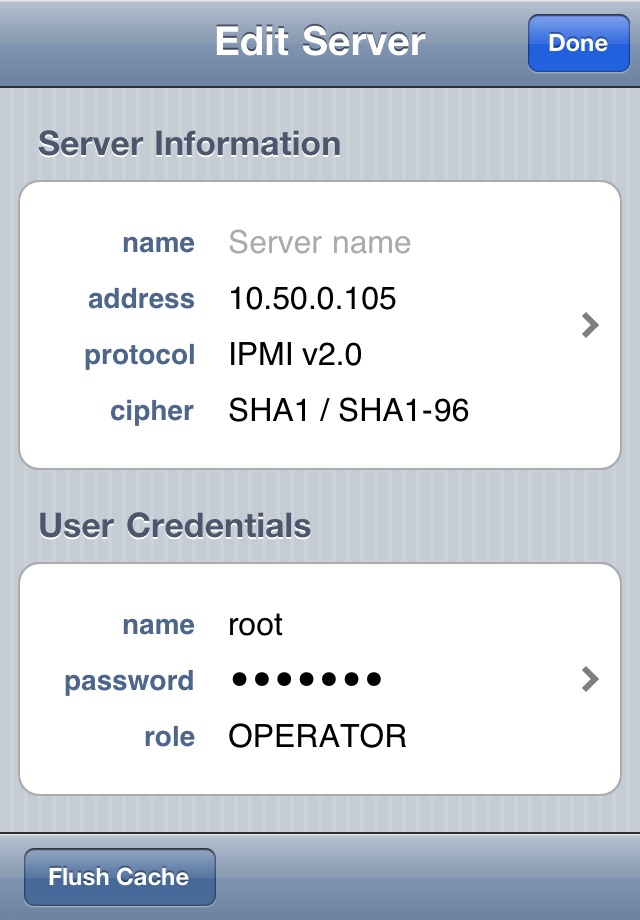 IPMI light screenshot 3