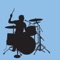 Plays funk, rock, reggae and blues drum loops for guitar accompaniment