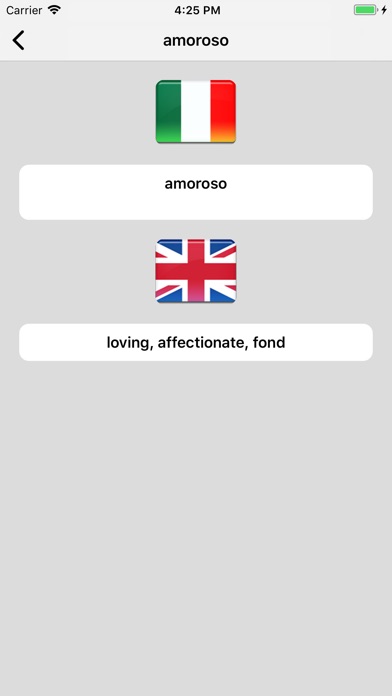 Italian Dictionary - English screenshot 2