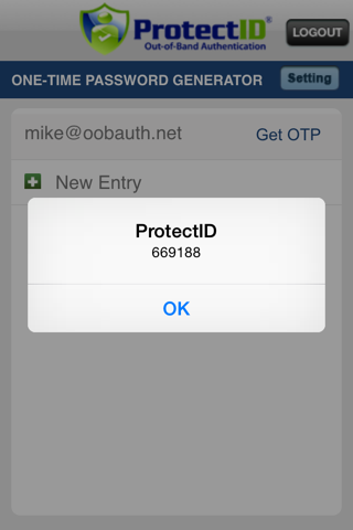 ProtectID® Authenticator screenshot 3