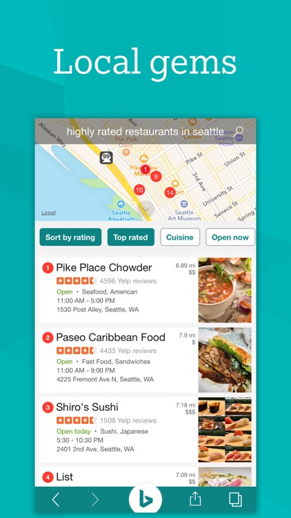 Bing – Fast and beautiful mobile search engine screenshot-4
