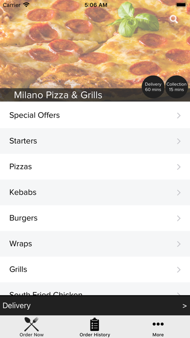 Milano Pizza Grills screenshot 2