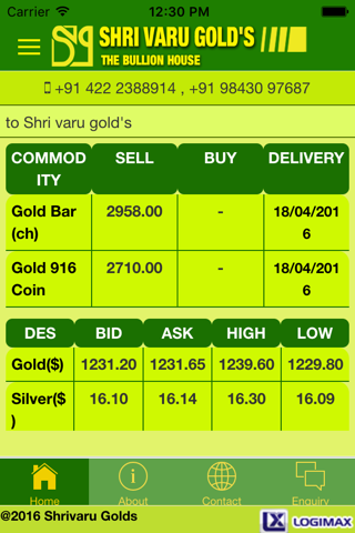 Shri varu Gold's - náhled