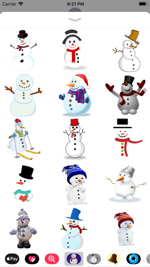 So Many Snowman Stickers