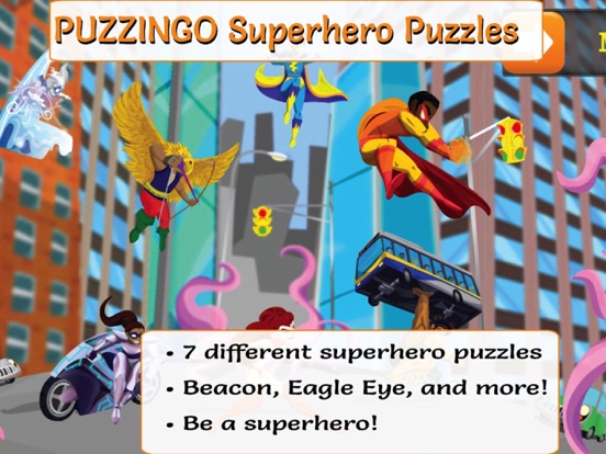PUZZINGO Superhero Puzzles screenshot