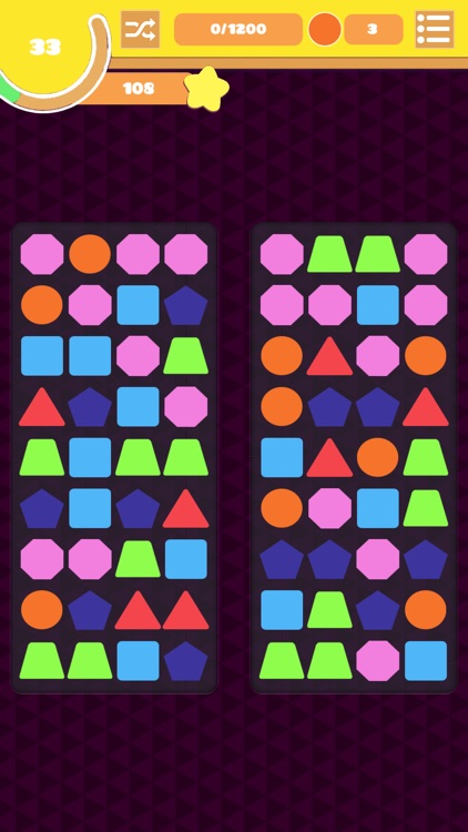 Shape Swap - Match 4 puzzle