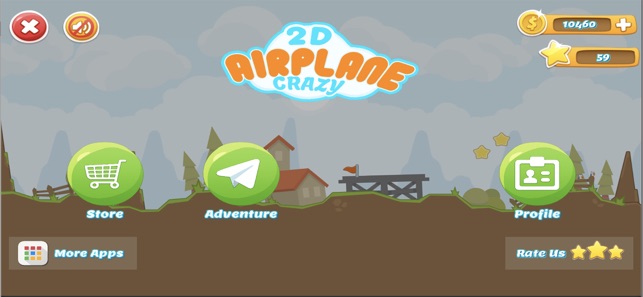 Crazy AirPlane 2D