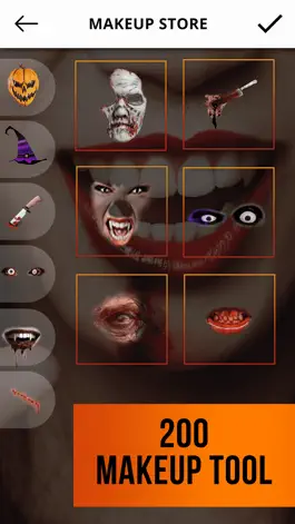 Game screenshot Halloween Makeup Editor apk