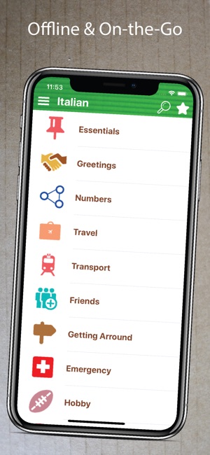 Learn Italian Phrasebook Pro +(圖5)-速報App