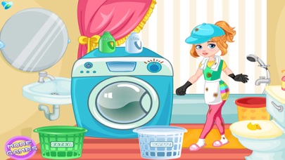 game clumsy gardener laundry screenshot 3