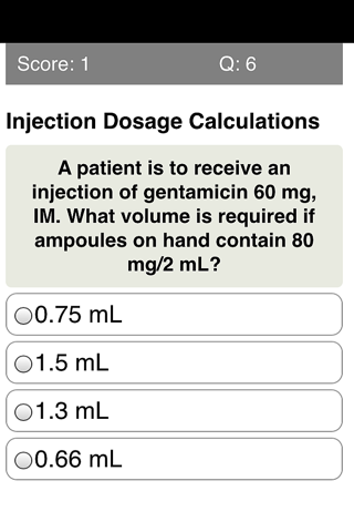 Learning Dosage Calculations screenshot 3