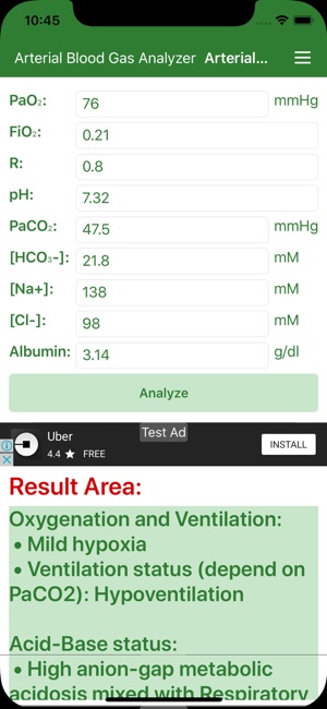 Arterial Blood Gas (Lite)