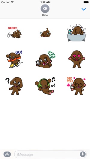 Animated Lovely Dog Sticker(圖2)-速報App