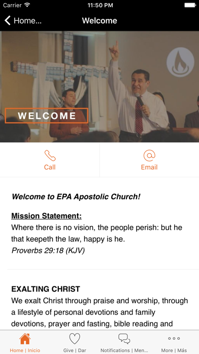 EPA Apostolic Church (Iglesia) screenshot 2