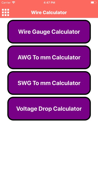 Wire Calculator screenshot 2
