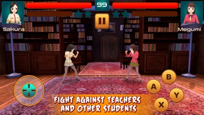 School Boy Chaos Fighting Game screenshot 2