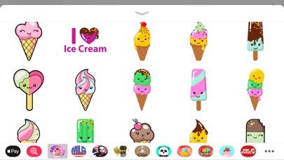 Ice Cream Funny Emoji Sticker screenshot 4