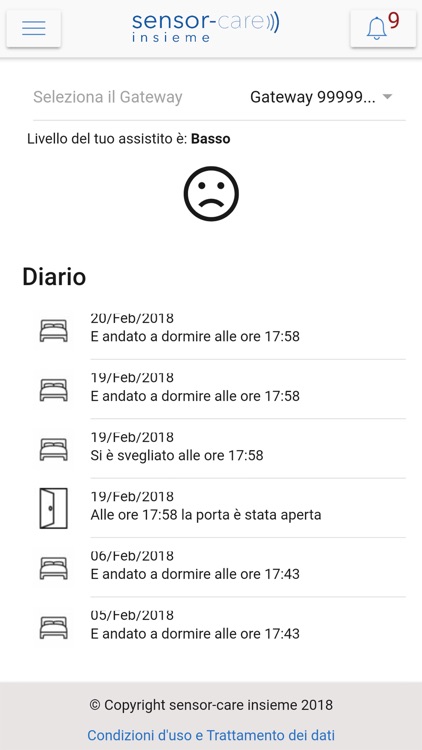 sensor-care insieme screenshot-3