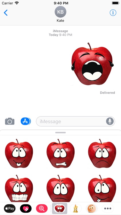 Red Apple Smileys