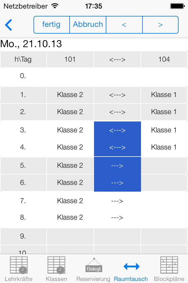 Virtueller Stundenplan screenshot 4