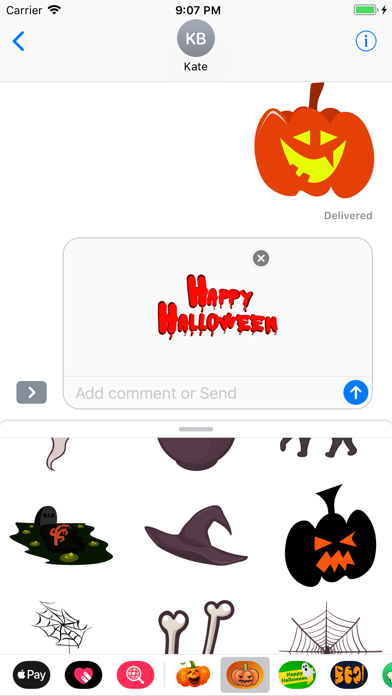 Happy Halloween Magical Emojis screenshot 3