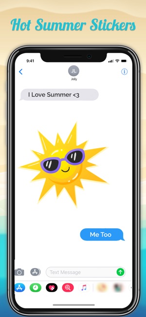 Hot Summer Stickers(圖4)-速報App