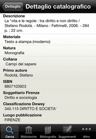 Biblio Unifg screenshot 4