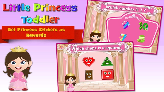 Princess Toddler School Royal Games for Kids(圖4)-速報App