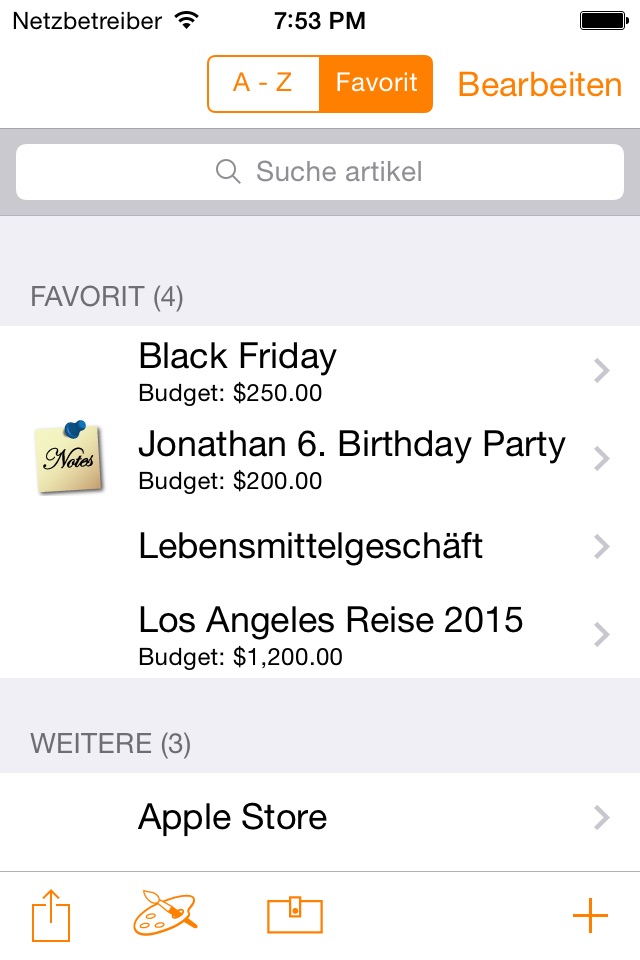 Smart Shopping List A LA CARTE screenshot 2